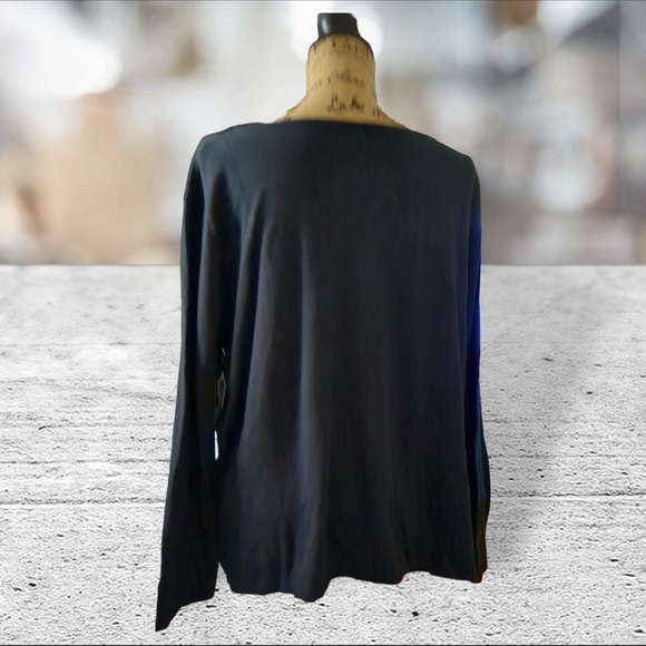 Lane Bryant black long sleeve t shirt size 22 24 - Picture 7 of 9